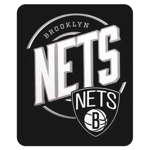 Brooklyn Nets NBA Fleece CAMPAIGN Throw Brush Blanket Cover