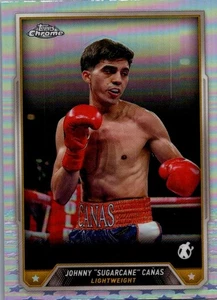 2024 Topps Chrome Boxing Johnny “Sugarcane” Cañas #8 | Refractor Canas - Picture 1 of 2