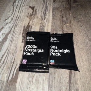 Cards Against Humanity - LOT OF 2 Sealed 90s & 2000s NOSTALGIA Packs (12) - Picture 1 of 2