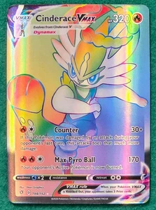 Cinderace Vmax - SWSH02: Scontro Ribelle (SWSH02) #194/192 - Carta Pokemon TCG - Foto 1 di 3