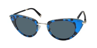 NUEVO ESCADA SES403 GAFAS DE SOL MUJER 06RJ BORDE COMPLETO METAL Y PLÁSTICO AZUL 47-21-135 Foto 1 de 4