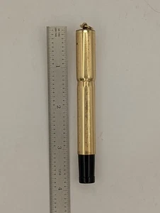 Waterman 42 1/2V Gold Arrow Safety Fountain Pen 14k Flexible Gold Nib - Picture 1 of 8