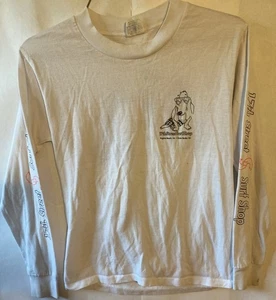 Vintage 17th Street Surf Shop weißes Langarmshirt Jugend Größe Large (14-16)  - Bild 1 von 8