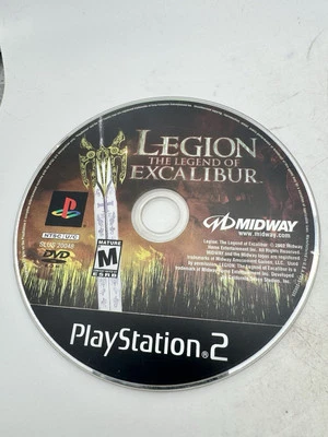 Sony PlayStation 2 PS2 solo disco PROBADO Legion: The Legend of Excalibur Foto 1 de 2