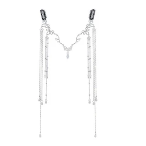 Women s Retro for Rhinestone Pendant Bridal Han Chinese Clothing Hair Accessorie - Picture 1 of 8