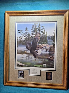 Eagle "Boundary Waters" 1990 edición limitada/coleccionista - por Leo Stans - Imagen 1 de 7