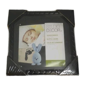 Studio Decor Shadowbox 8 in X 8 in Black Rope Sealed - Picture 1 of 12