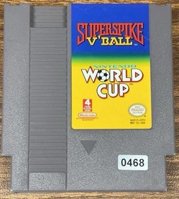 1985 Superspike V'Ball Nintendo World Cup NES Cartridge - Tested & Working