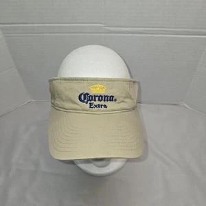 Khaki Corona Extra Adjustable Strapback Embroidered Sun Visor Euc - Bild 1 von 6
