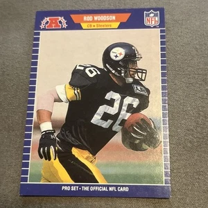1989 Pro Set #354 Rod Woodson Rookie Pittsburgh Steelers Qty - Picture 1 of 1
