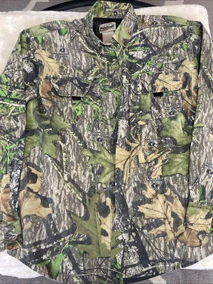 Camisa FieldStaff Mossy Oak Camuflada Ventilada Manga Larga Con Botones Para Hombre Talla M Foto 1 de 4