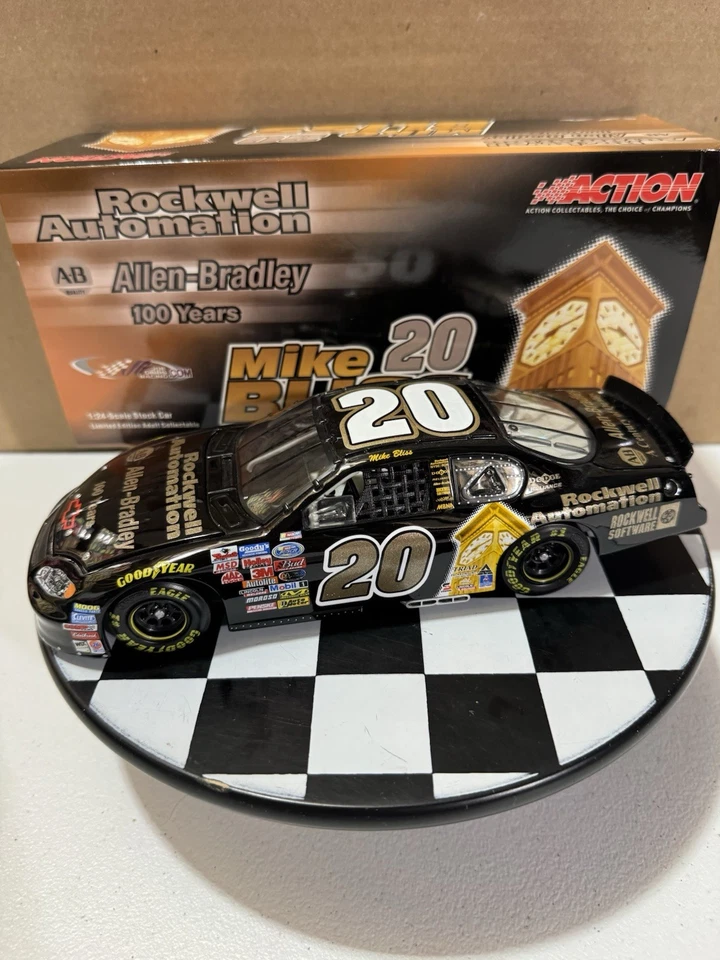 RARO* Mike Bliss #20 Rockwell Automation Bell Tower 1/24 2003 Nascar Diecast Foto 1 de 4