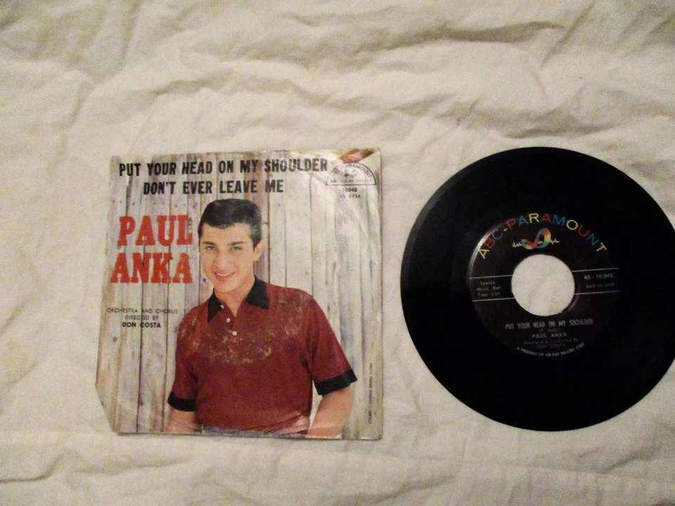 45RPM VINYL PAUL ANKA SINGLE w/pic sleeve - Image 1 of 1