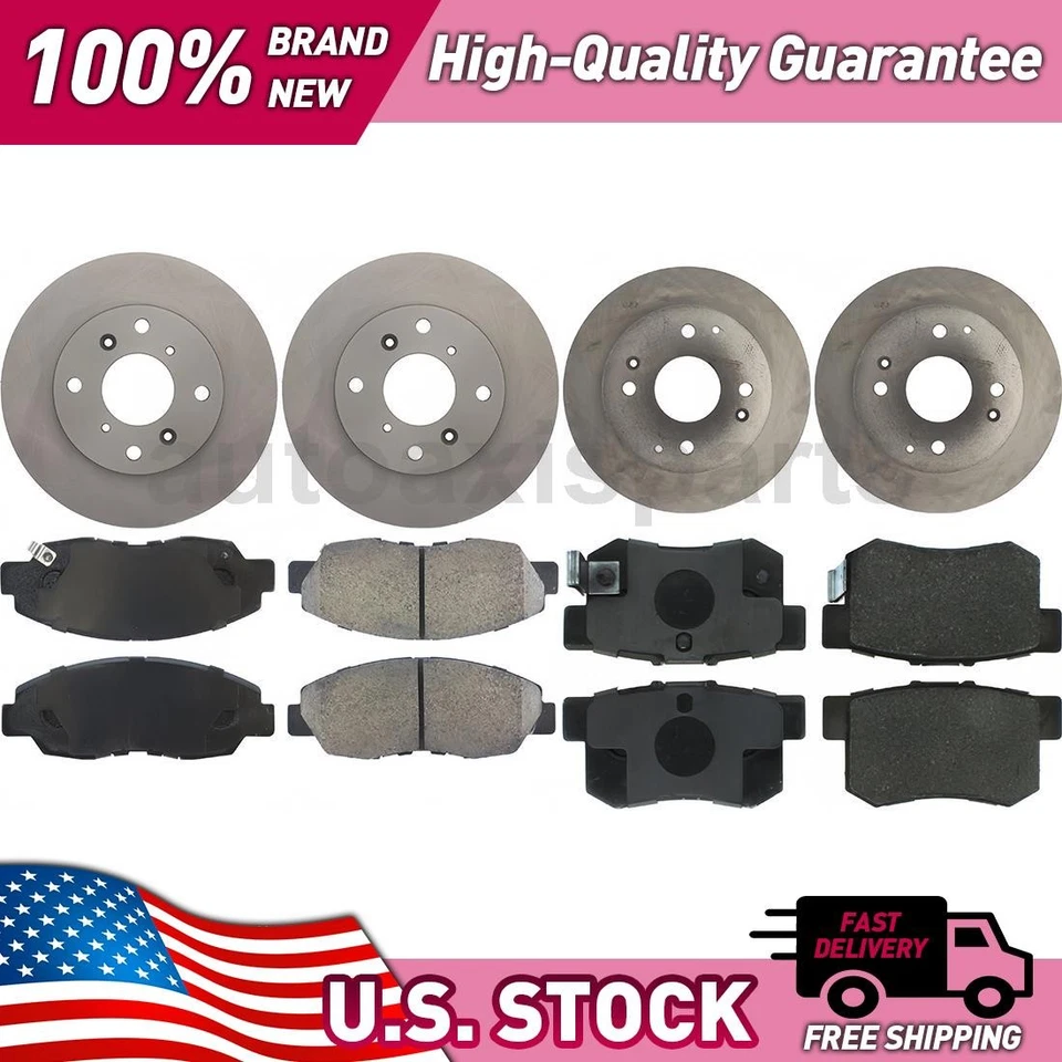 Kit de actualización de freno de disco de piezas centrales delanteras y traseras para Honda Accord 1998-2002 Foto 1 de 1