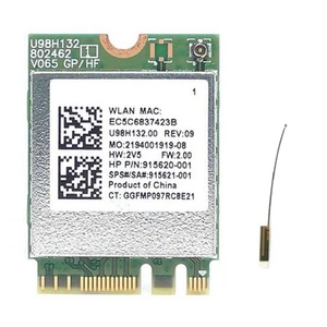 RTL8821CE 802.11AC 1X1 Wi-Fi+BT 4.2 Combo Adapter Card 915621-001 7380 - Afbeelding 1 van 6