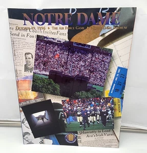 NOTRE DAME vs. AIR FORCE - COLLEGE FOOTBALL PROGRAM - 1996 - NM/MINT - Picture 1 of 2