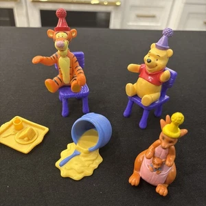 Disney Winnie the Pooh Birthday PVC Figure Lot, Tigger, Roo, Cake Toppers Honey - Picture 1 of 10