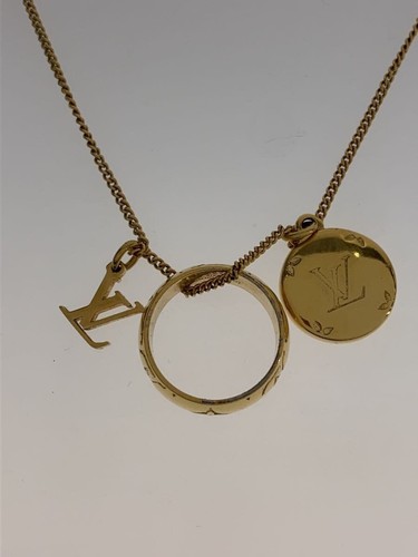 LOUIS VUITTON（LV） LOUIS VUITTON Collana Anello Collana_Monogramma Fine Graffiato Top Uomo