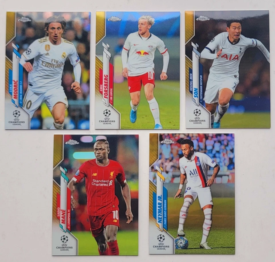 2019-20 Topps Chrome UEFA Champions League Base Gold Refractor /50 - Singles - Image 1 of 1