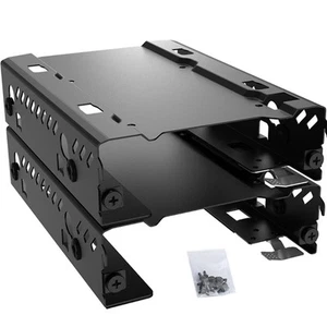 2 Pack Stackable 3.5 / 2.5 Inch Cases HDD Hard Drive Mounting5170 - Photo 1/10