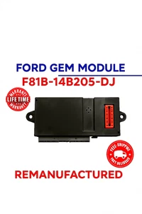 Rebuilt 99-01 F250 F350 Super Duty GEM Multifunction Module 4x4 F81B-14B205-DJ - Picture 1 of 1
