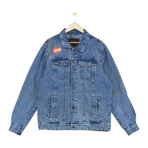 Members Only X Nickelodeon Denim Jacket Mens Size XL Blue Trucker Cotton - Picture 1 of 15