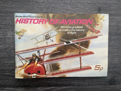 Brooke Bond History of Aviation Tea Cards - Cards Mounted In Album - 1 Missing - Image 1 of 4