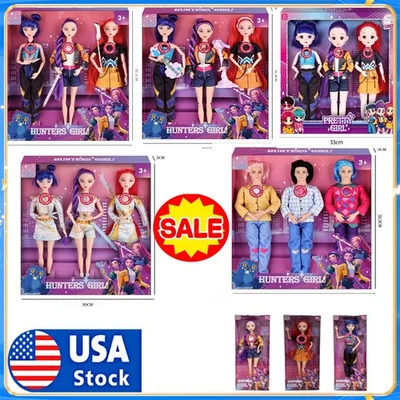 Cosplay Kpop Demon Hunters Dolls, K Pop Collectible Figure Toys with Music Light - Image 1 of 4