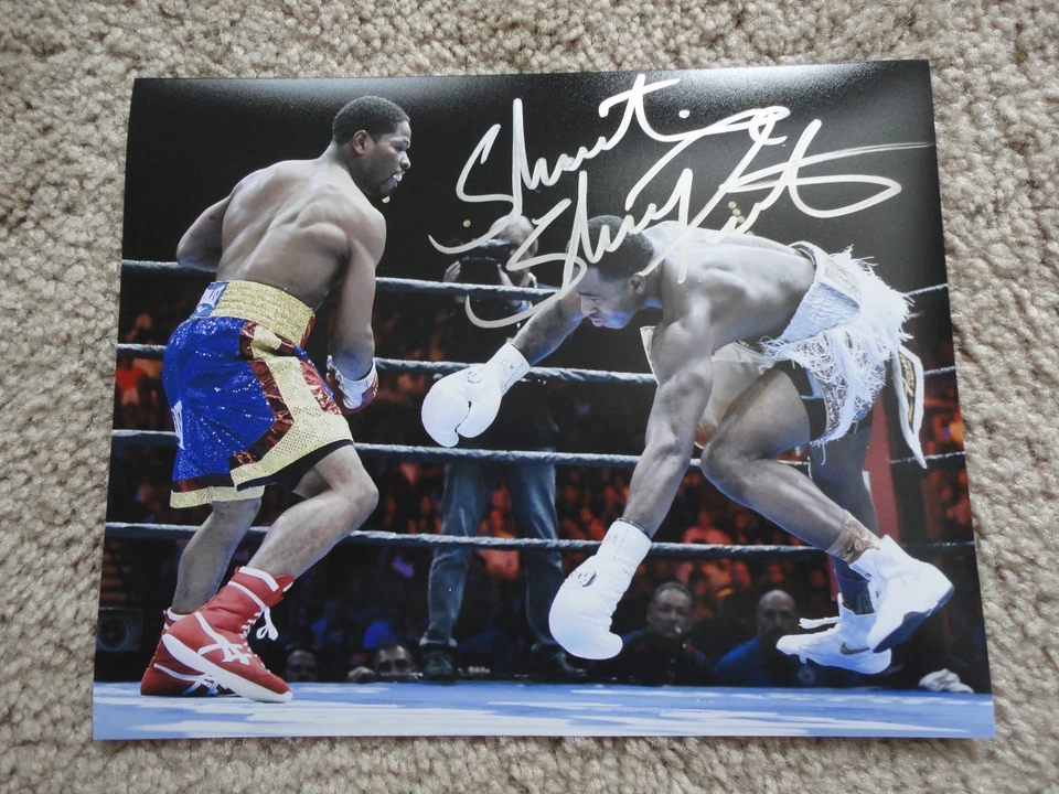 SHAWN "SHOWTIME" PORTER SIGNED BOXING PHOTO COA AUTOGRAPHED WELTERWEIGHT AKRON!! - Image 1 of 1