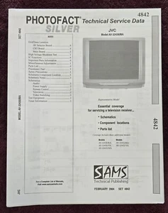Sams Photofact 4842 Service Manual for JVC AV-32430/MA, AV-32430/RA, AV-32430/YA - Picture 1 of 1