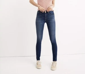 Madewell 10" High-Rise Skinny Jeans Danny Wash Sz 36 Taller NEW. 182 - Picture 1 of 5