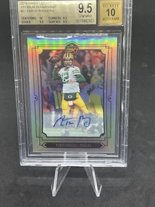 2019 Panini Legacy Premium Penmanship Aaron Rodgers BGS 9.5/10 - Picture 1 of 3