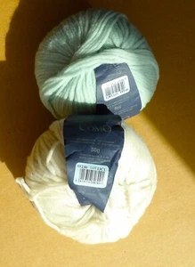 2 Stück Jaeger Como Garn 90% Merinowolle #233 #230 50 grx2 - Bild 1 von 3