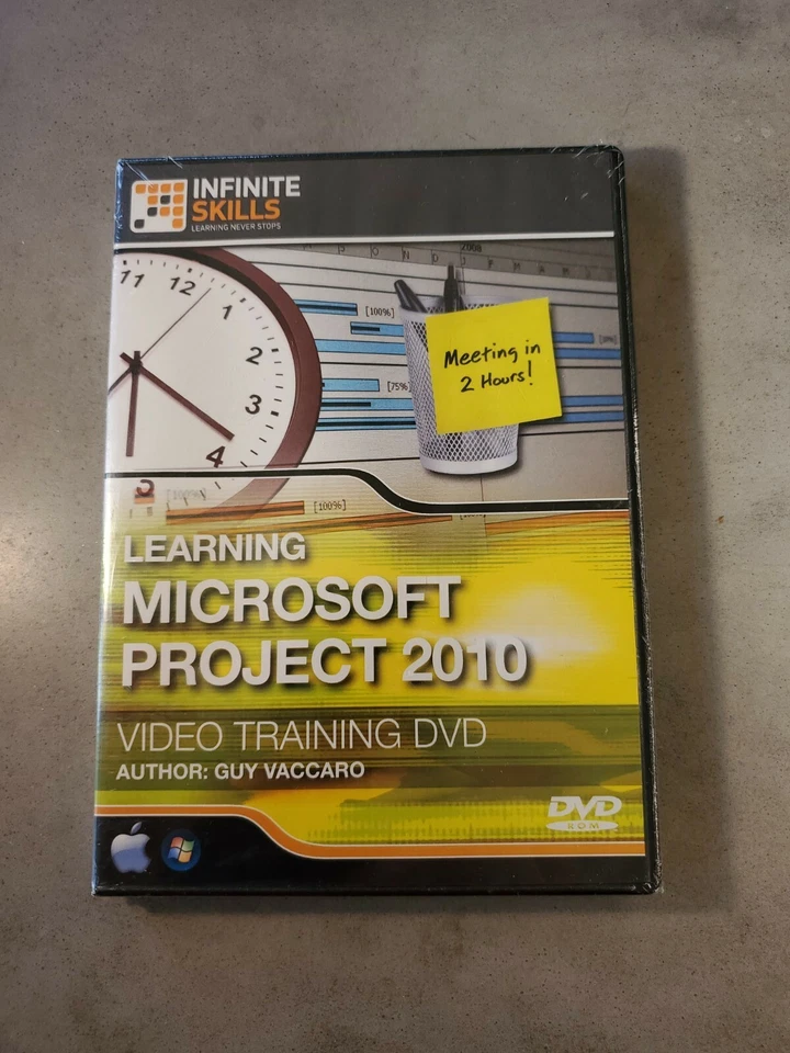 Learning Microsoft Project 2010 Video Training DVD ROM, Infinite,  Guy Vaccaro - Image 1 of 4
