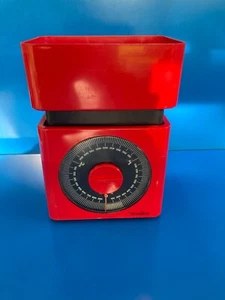 Terraillon Vintage Kitchen Scale 3KG Red Retro Vintage 1970 - Picture 1 of 8