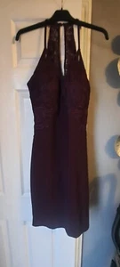 burgendy lipsy kleid wiggle uk 12 - Bild 1 von 4