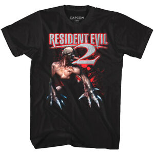 Resident Evil 2 The Licker T-shirt Homme Zombie Game Attack Capcom Survival Top