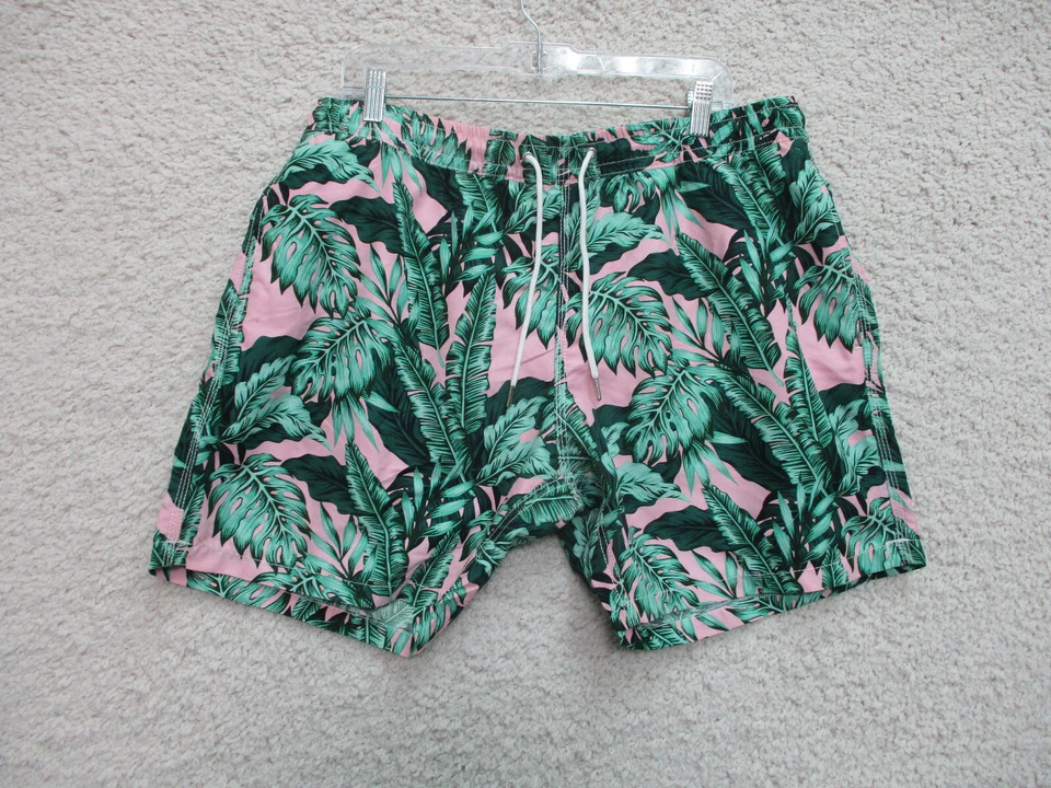 Bañador Blue Wave 2XL XXL Verde Rosa Floral Board Shorts Bolsillos Informales Para Hombres Foto 1 de 4