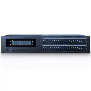 TPro Dual 21 Band Professional Stereo Equalizer with Individual LED - Picture 1 of 7