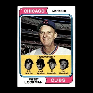 Whitey Lockman Manager 1974 Topps Chicago Cubs #354 Great Set Break! - Picture 1 of 2