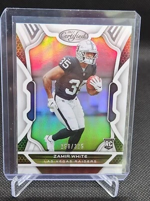 2022 Certified Rookies Mirror /325 Zamir White #142 Rookie RC - Image 1 of 3