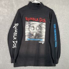 A1 Vintage 90s Rumble Dog The Drowing Pool Mock Neck T Shirt Adult XL Black Mens