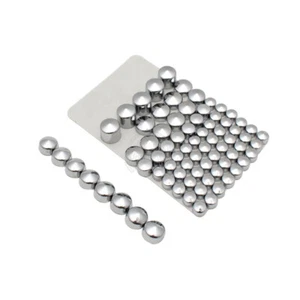 Chrome motorcycle Bolt Toppers Screw Cover Caps Plastic For Harley Dyna Twin - Picture 1 of 8