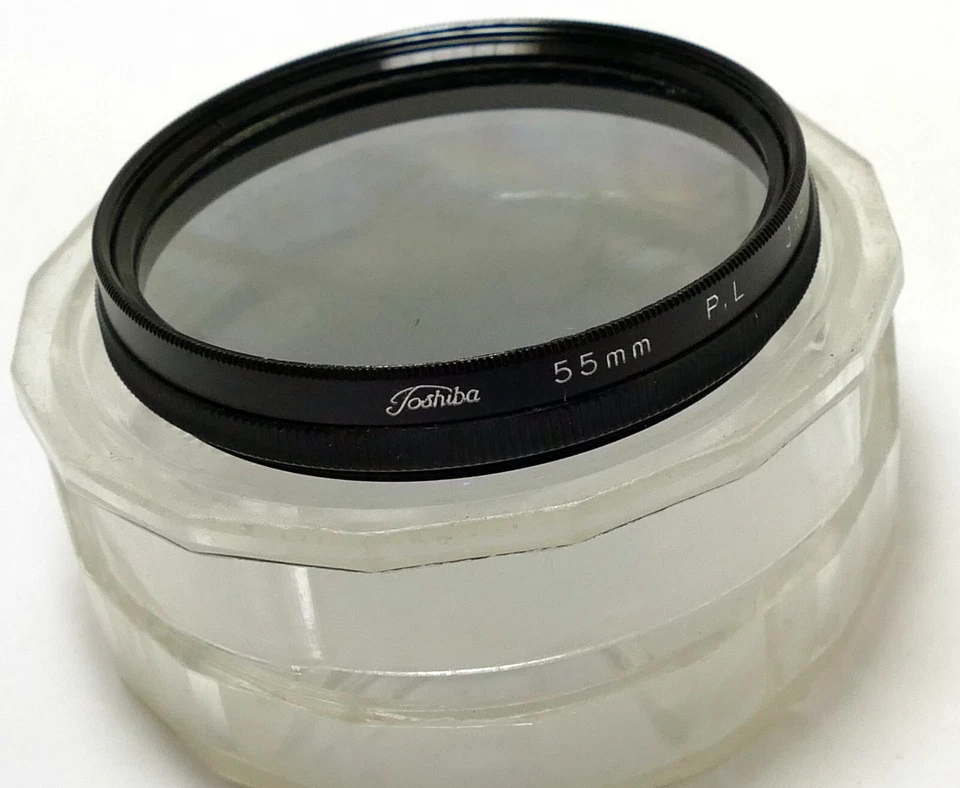 Toshiba 55mm PL Linear Polarizer - Image 1 of 4