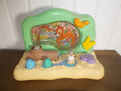 Vintage jouet d'éveil Bambi Panpan Fleur Monsieur Hibou années 1990 MATTEL - Photo 1/4