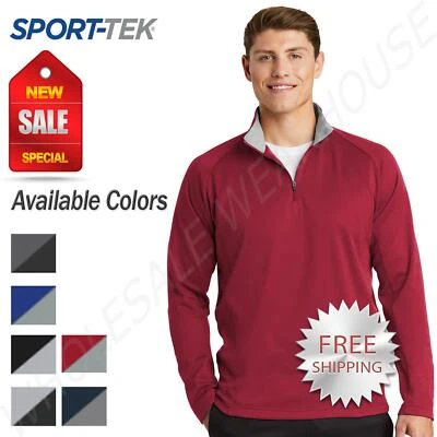 Pullover polar Sport-Tek S1/4 cremallera Sport-Wick tallas XS-4XL F243 Foto 1 de 3