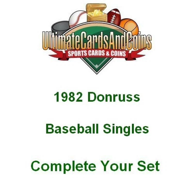 1982 Donruss Baseball Cards Complete Your Set Singles From 441-660 ALL NM-MT - Image 1 of 1