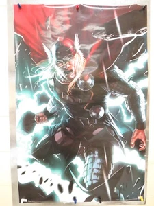ROLLED 2011 THOR COMIC ART 22X34 POSTER MARVEL TRENDS INTERNATIONAL 1221 - Picture 1 of 3