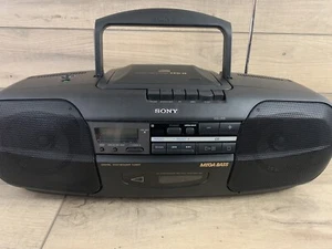 Sony CFD-19 Cd Radio And Cassette Boom Box Partially Works! - Read Description!! - Picture 1 of 12