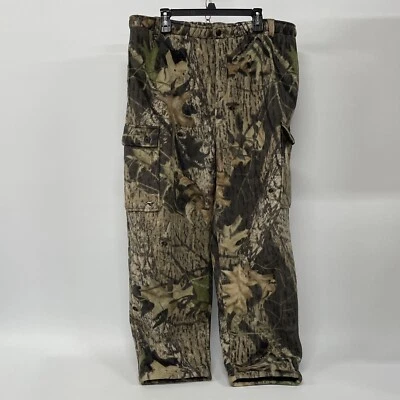 Vintage Redhead Flannel Mossy Oak Camo Hunting Pants Mens XL/Reg Adjustable - Image 1 of 4